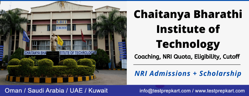 Chaitanya Bharathi Institute Of Technology Coaching, NRI Quota ...